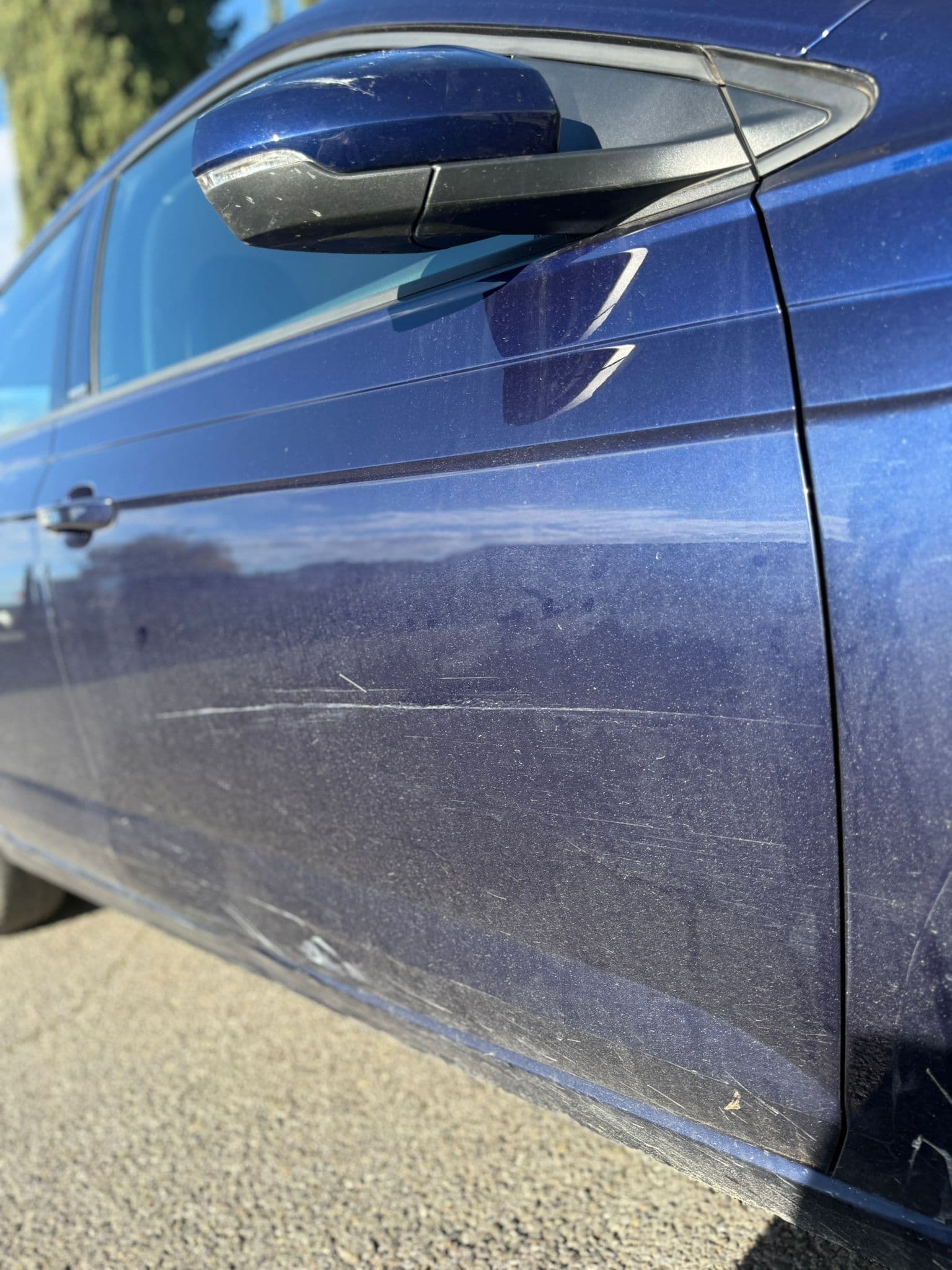 Dommage carrosserie avant réparation à Aix-en-Provence